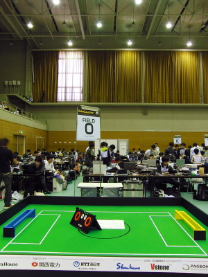 色補正した会場の写真