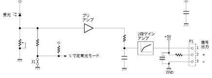 WS03W回路図 定常光モード